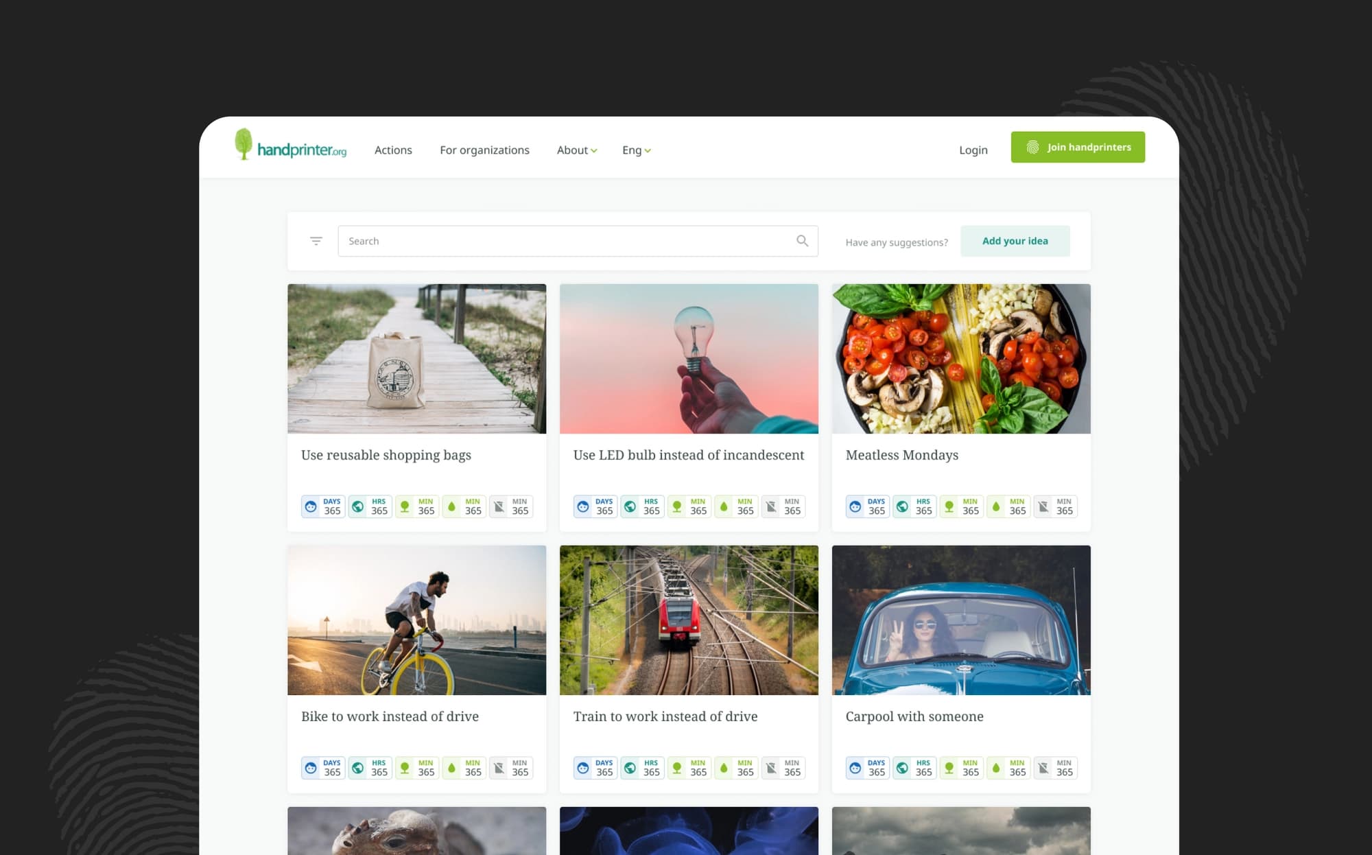 Handprinter Website