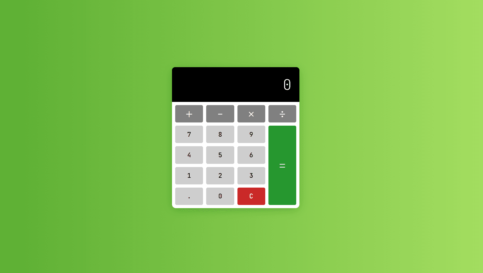Calculator cover