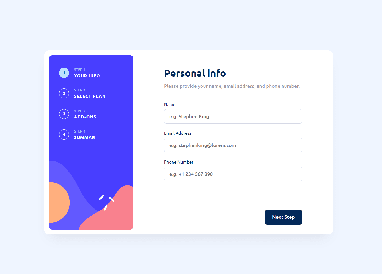 Multi-Step Subscription Form cover